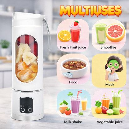 Portable Mini Juicer with USB Charging